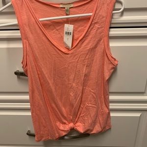 Cotton Tank in Peach/Coral
